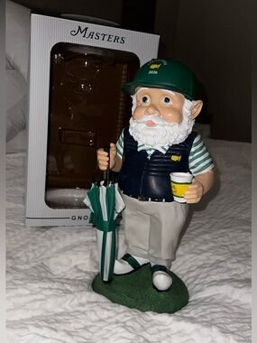 Masters 2026 Green Golf Gnome Figurine  New in a Box!!!